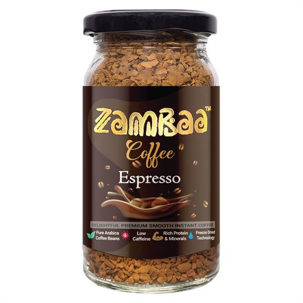 Zambaa Coffee Espresso Instant Coffee 50 gm